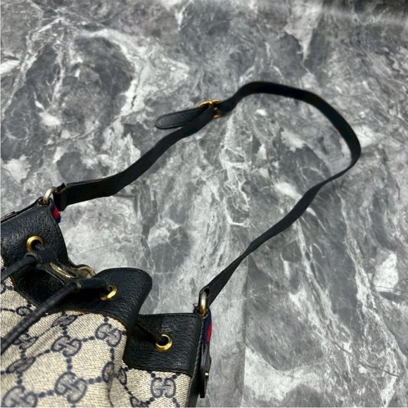 Gucci Black and Gray Women's Bucket Bag - Picture 4 of 11